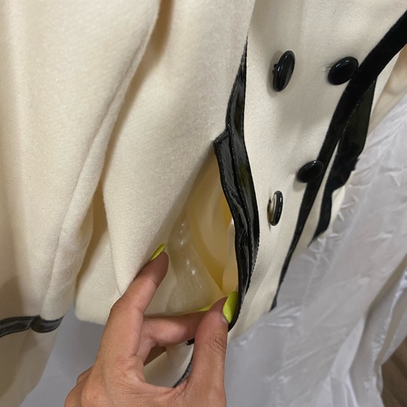 Bebe Ivory Wool Peacoat - Picture 4 of 6